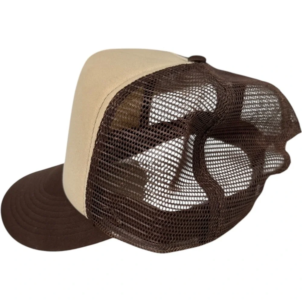 Green Day Dookie Eagle Trucker Hat Brown Tan Mesh Snapback One Size Cobra Tag